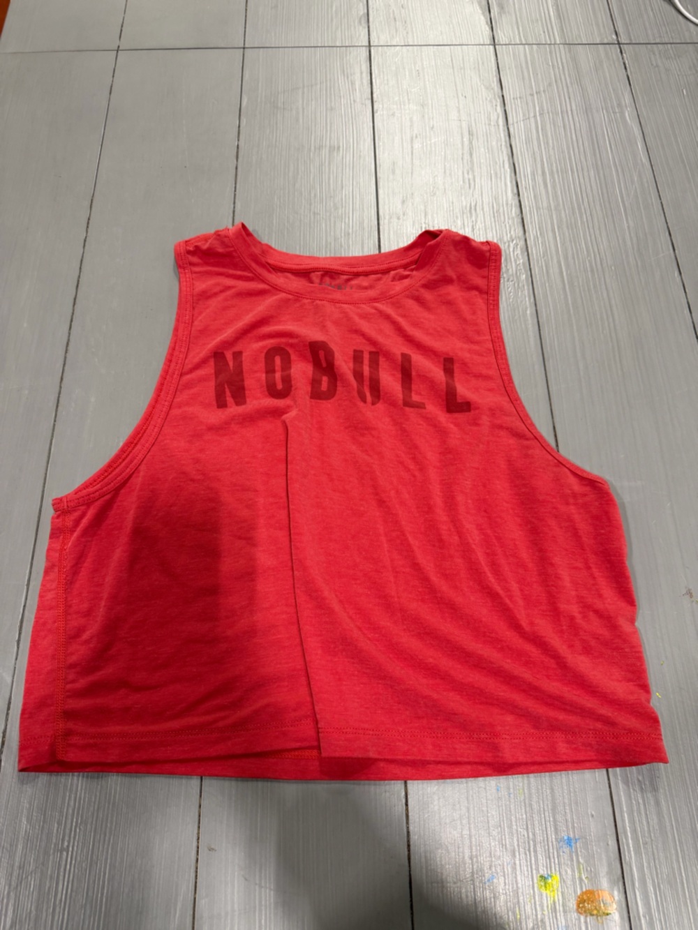 NOBULL Red Graphic Muscle Tank